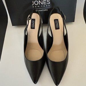 Jones New York Signature "Fran" Pointed Toe Slingback Heels
